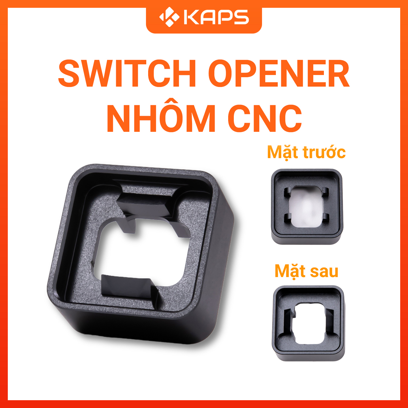 Switch opener nhôm cnc 2 mặt 2in1 | mở switch cherry, kailh box | hỗ trợ mod/lube switch | custom bàn phím cơ