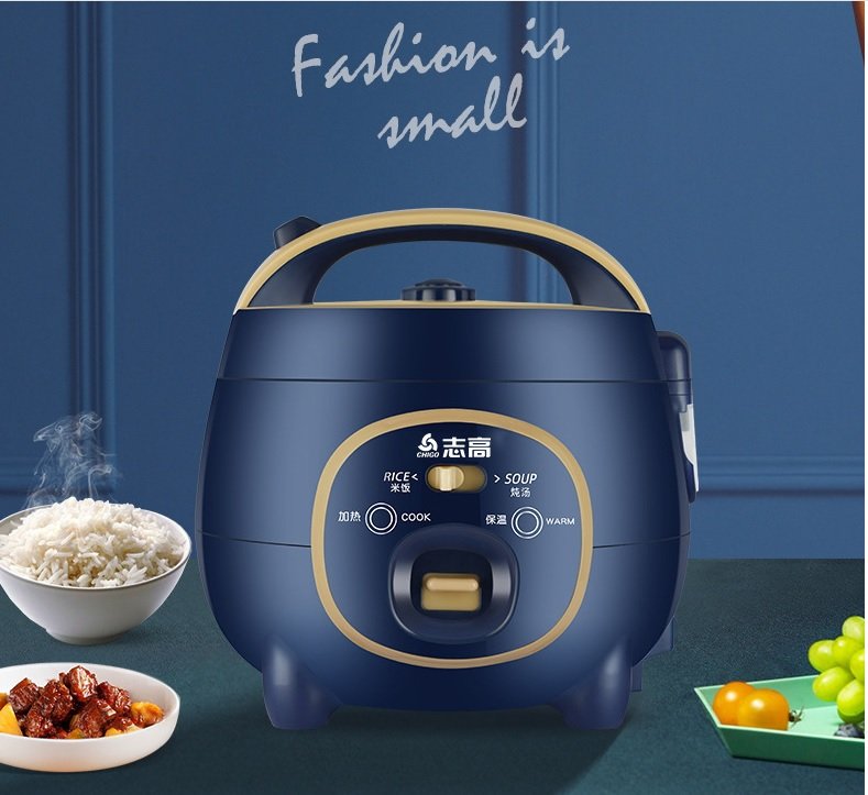 Nồi Cơm Điện Đa Năng Chigo 0.8L công suất 350W nấu siêu nhanh, lõi nồi chống dính 5 lớp siêu bền - CFXP15E