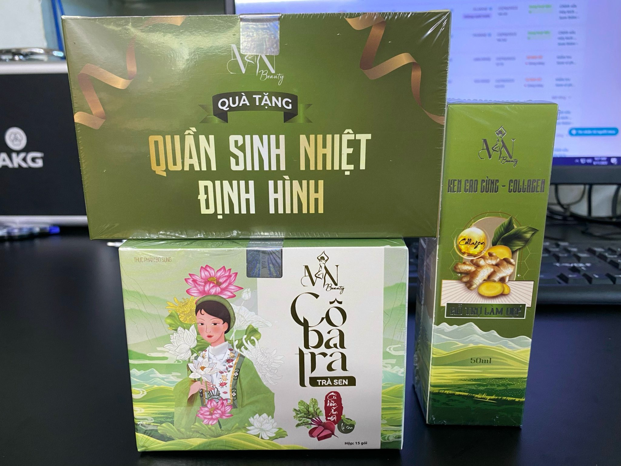 ( tặng 1 thẻ cào )  Giảm Cân Cô Ba Trà Đông Anh Giữ Dáng Đẹp Da - Mua 1 tặng 3 . ( hàng chính hãng 100%)