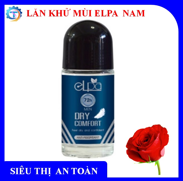 Lăn khử mùi, lăn hôi nách ELPA cho Nam – Dry Comfort ( Khô thoáng - Mịn màng )