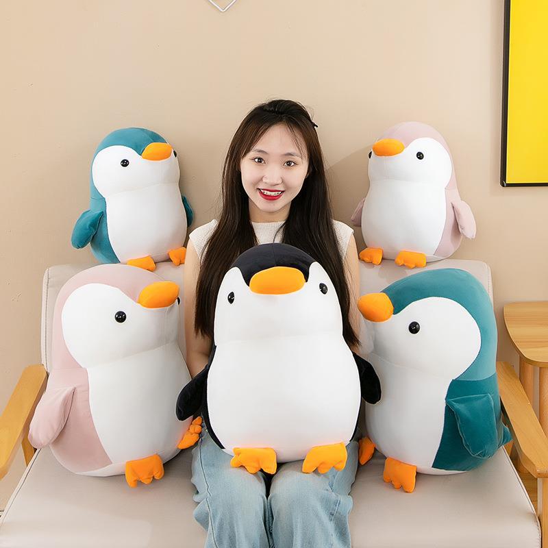 Gấu bông chim cánh cụt dễ thương siêu mềm mịn mẫu mới (20cm---45cm) vải miniso 4 chiều êm ái, an toà