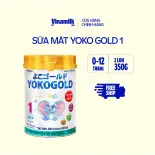2 Hộp Sữa bột YOKO GOLD 1 350g (cho trẻ từ 0 - 1 tuổi) - Sữa cho trẻ sơ sinh Dưỡng chất tốt từ Nhật Bản, Vị Nhạt thanh mát, Tiêu hóa khỏe, giúp bé dễ hấp thu