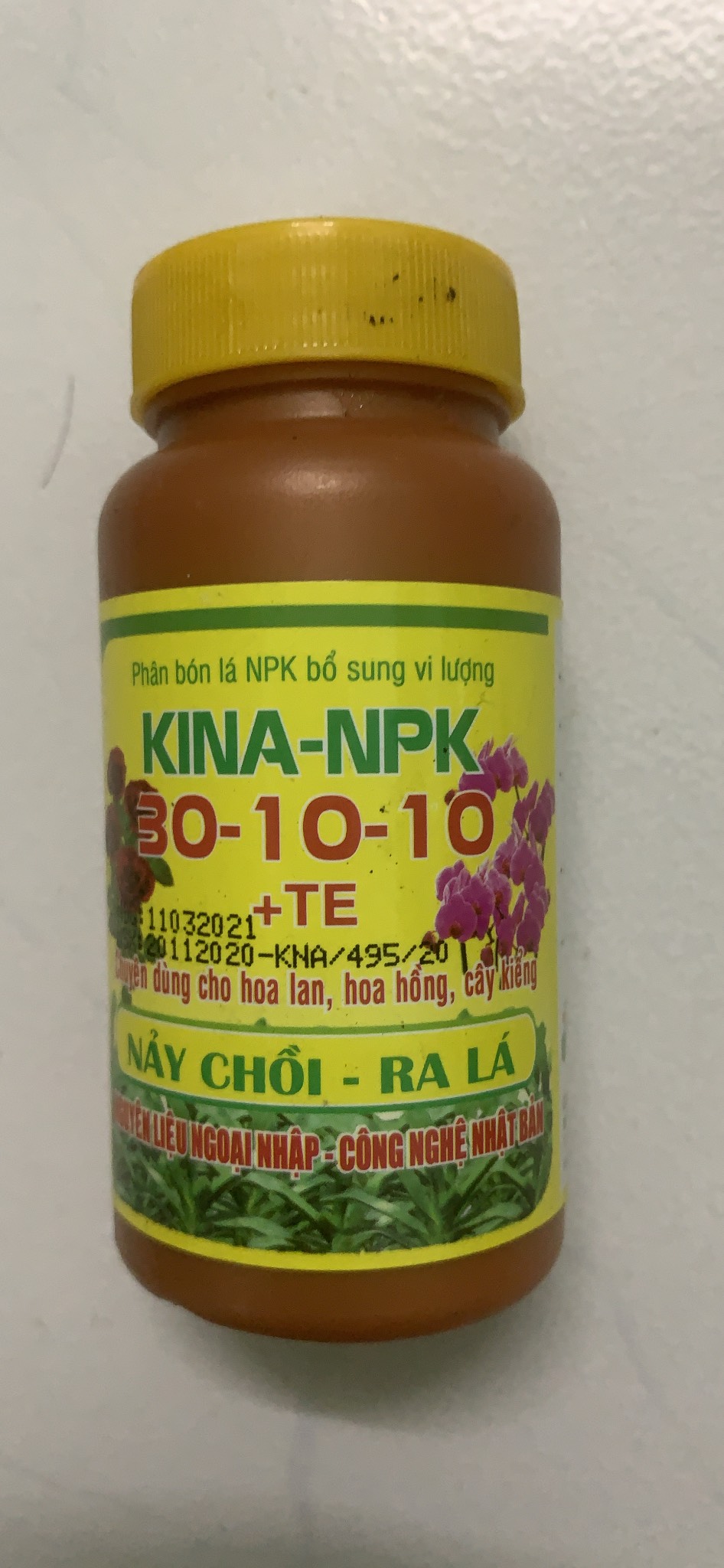 Phân bón lá npk 30-10-10 kina lọ 100g