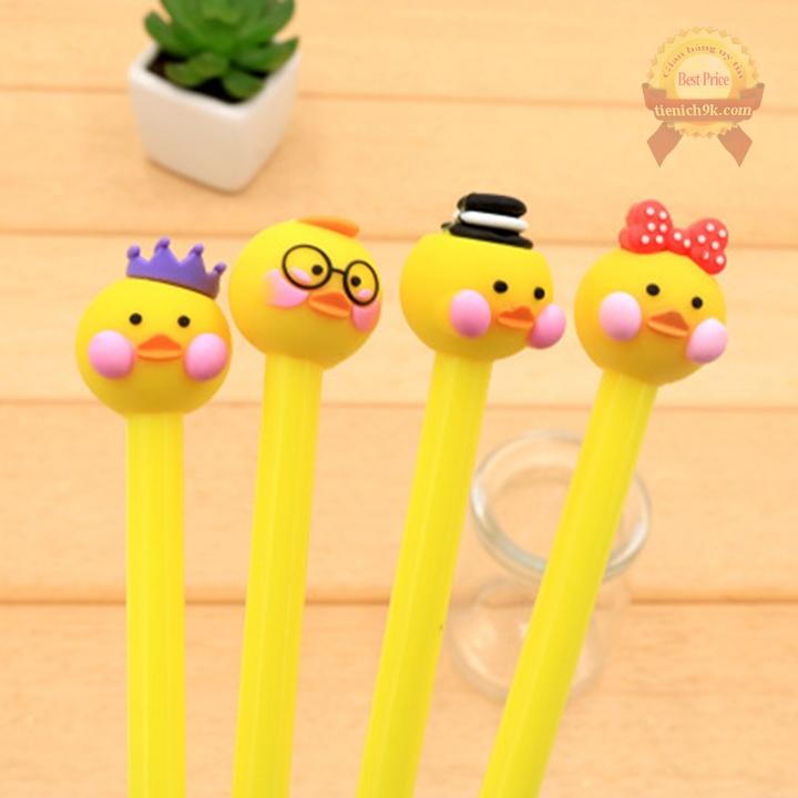 Combo 3 Bút gel nước vịt vàng dễ thương – bút cute