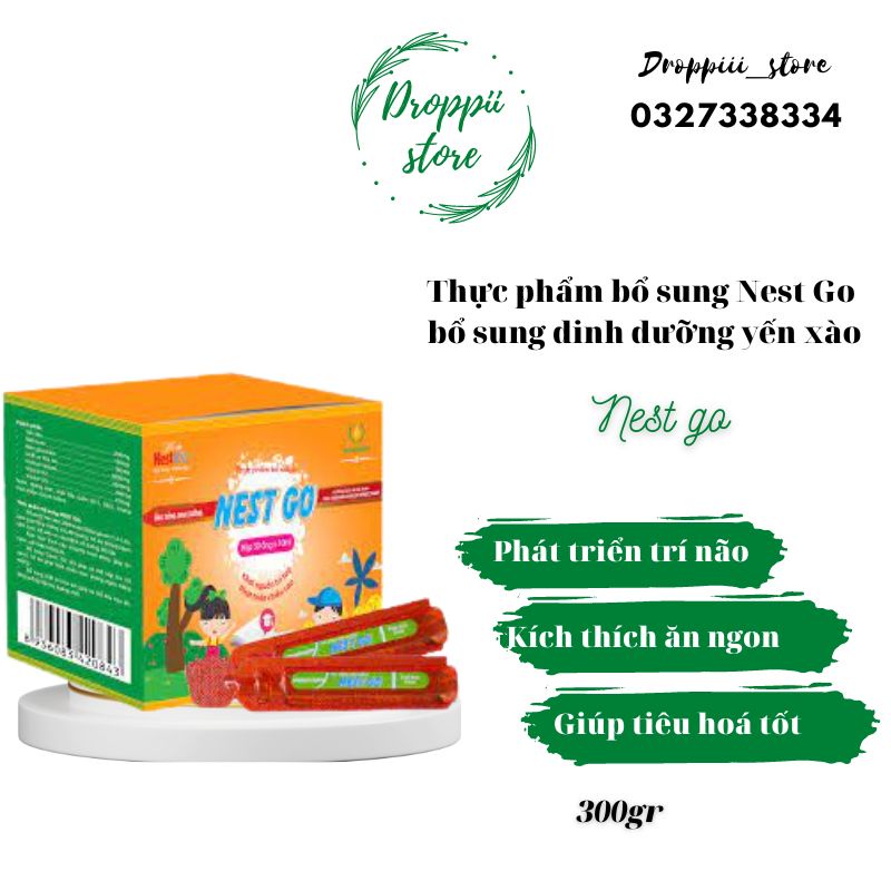 Thực phẩm bổ sung Nest Go bổ sung dinh dưỡng yến xào 300ml.