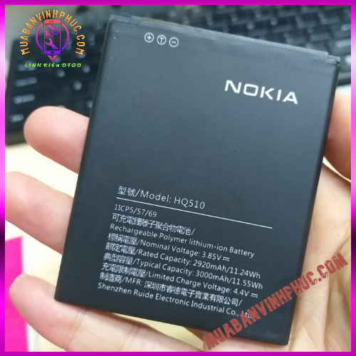 Pin nokia 2.2 / hq510,dung lượng 3000mah / bảo hành 12 tháng - mbvp.com