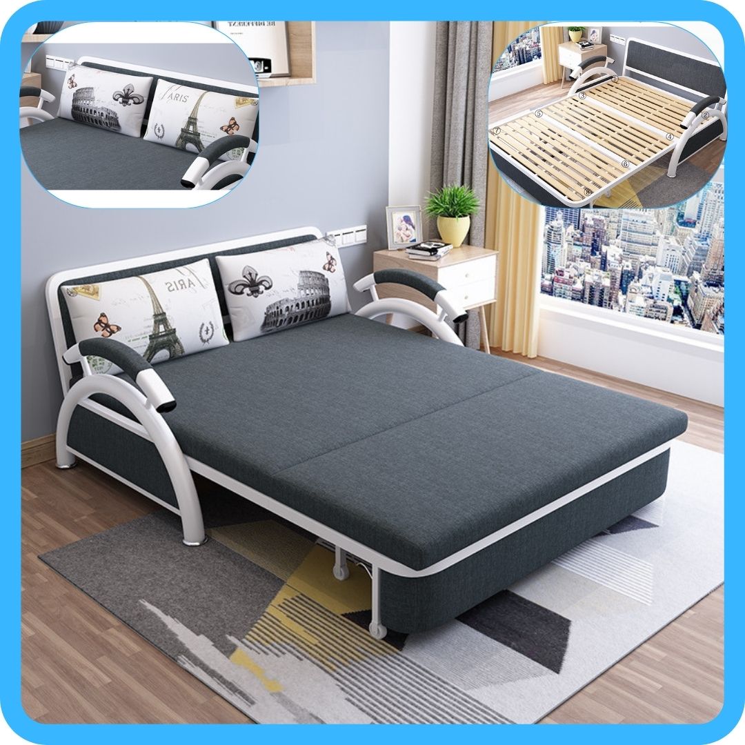 Sofa giường thông minh gấp gọn - Kích thước 1m58x1m95