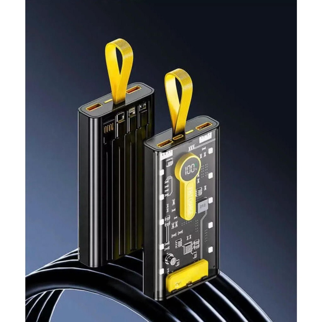 100% Genuine Backup Battery 100000Mah, Fast Charging, Comes with 4 Cables, Portable Backup Battery 100000Mah - 8