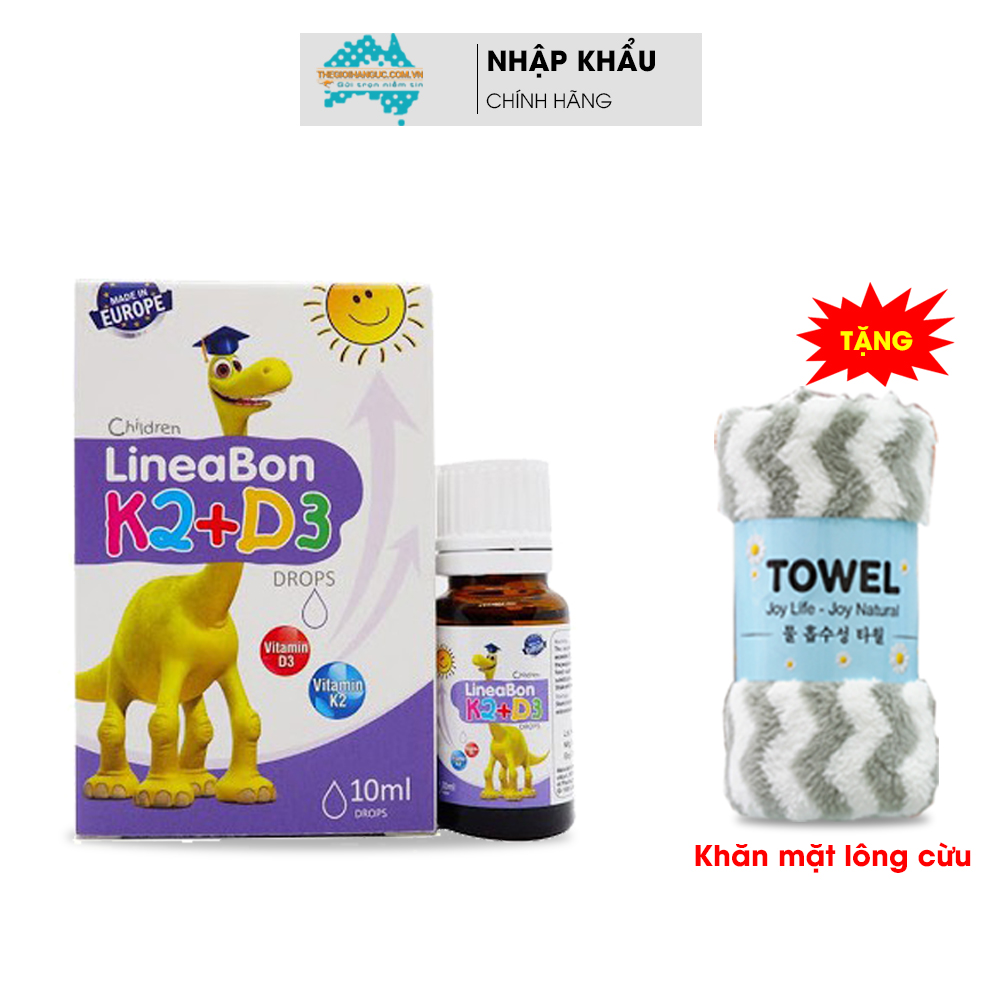 [HÀNG CHÍNH HÃNG] Vitamin tăng chiều cao MK7 - Lineabon K2 + D3