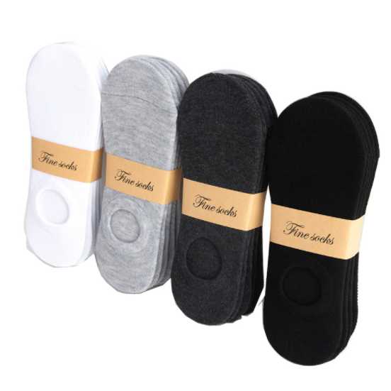 [HCM]Combo 3 Đôi Tất Nam - Vớ Nam Cổ Thấp Trơn Vải Cotton