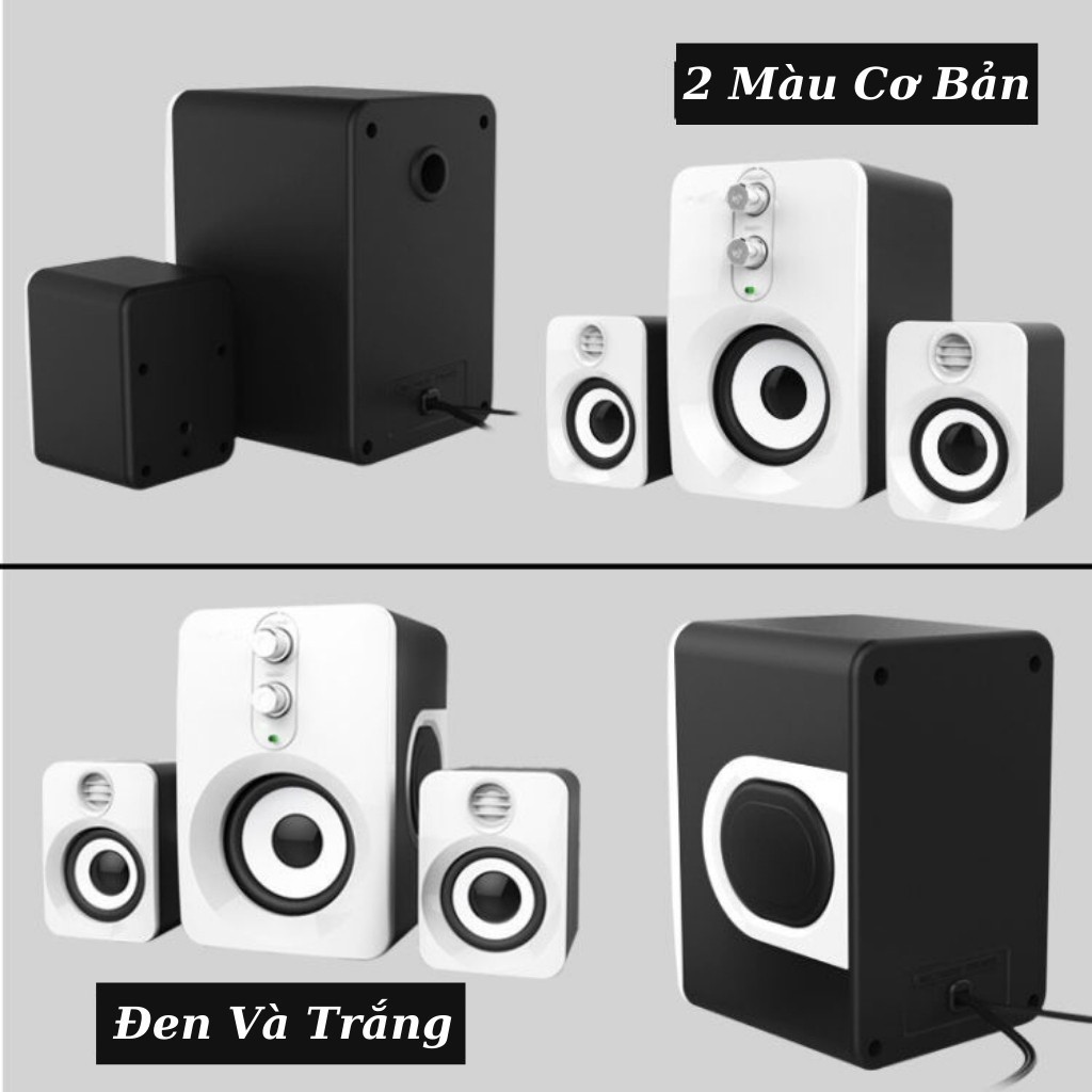 Loa Nghe nhạc cho máy tính, điện thoại, tivi âm thanh trầm ấm, bass siêu khỏe FT10 /1307/101Z  Loa Cắm Nguồn USB -BH 12 tháng 1 đổi 1