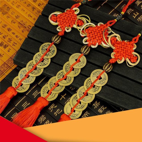 Dây xu kim tiền may mắn tiền tài