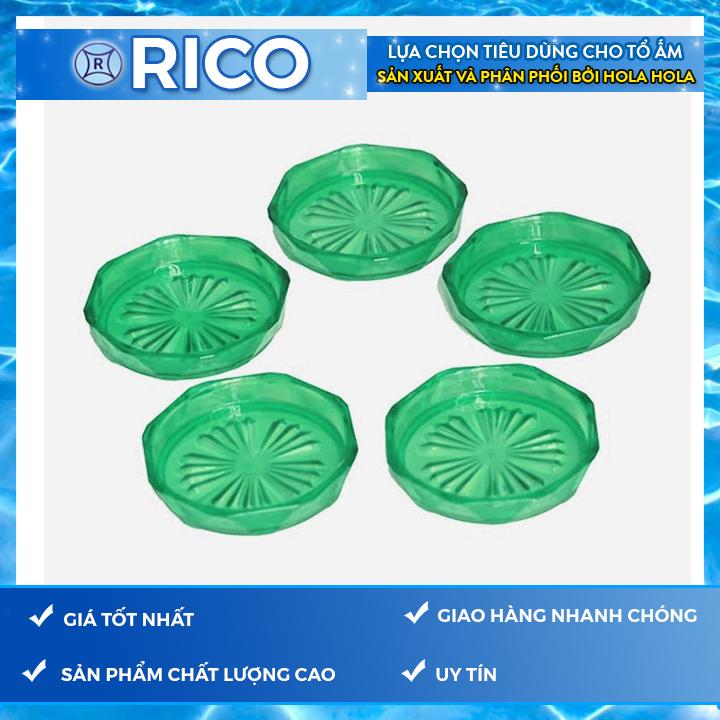 Bộ 5 miếng đế lót ly kim cương Rico