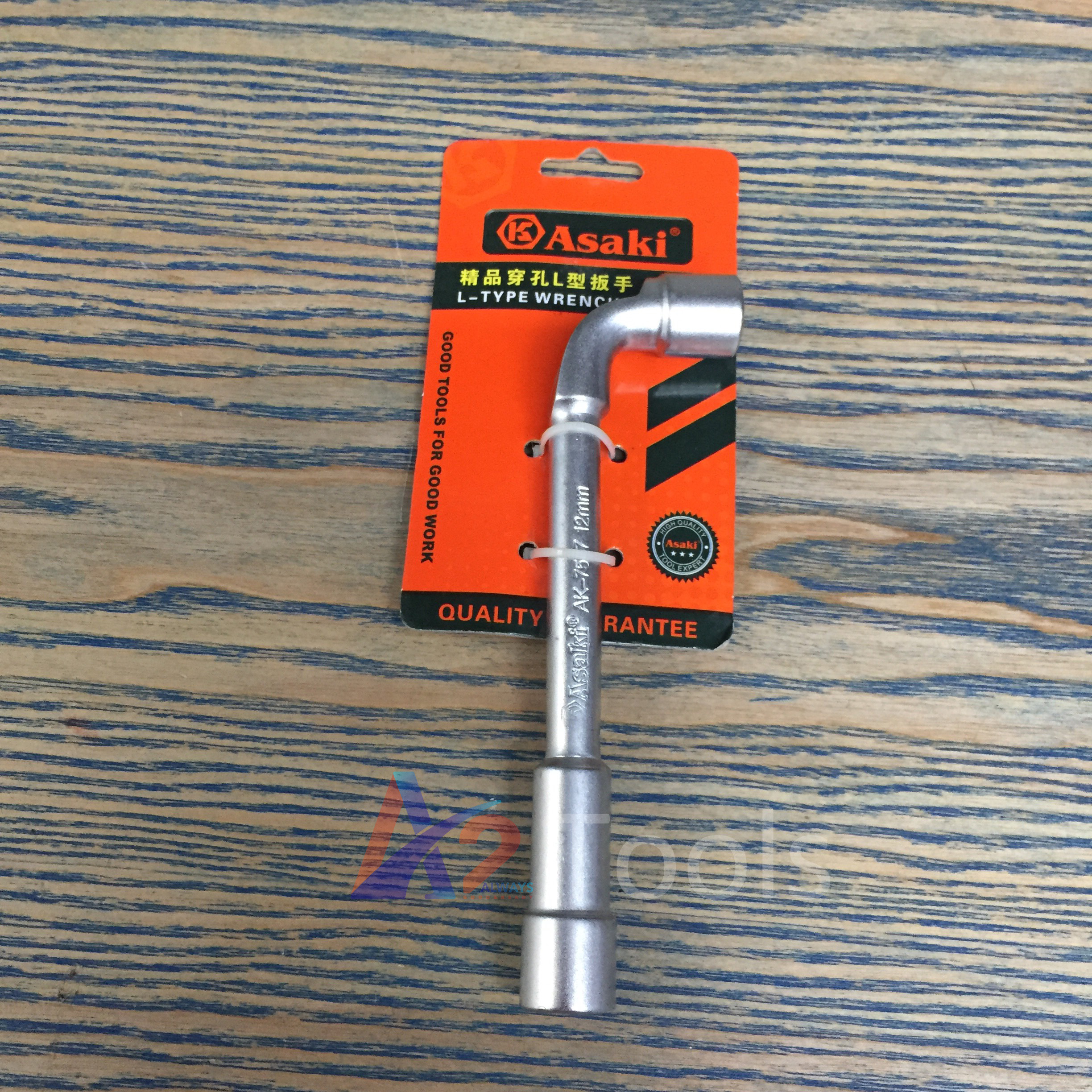 Điếu chữ l 12mm asaki ak-7557