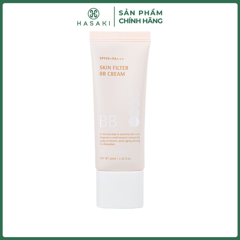 Kem Nền B.O.M SPF50 PA +++ Skin Filter BB Cream 40ml