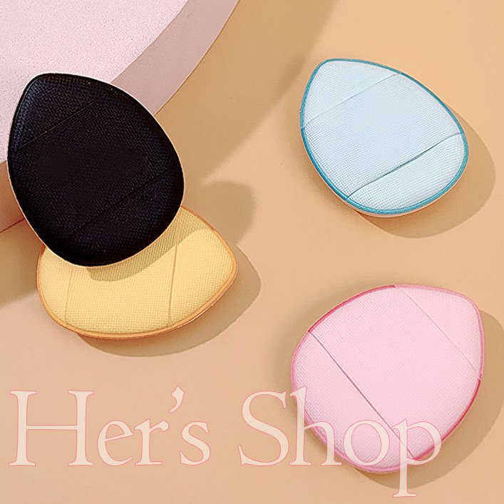 Bông mút trang điểm giọt nước mini vừa ngón tay - mút tán kem nền phấn nước bb air cushion - phấn phủ trang điểm