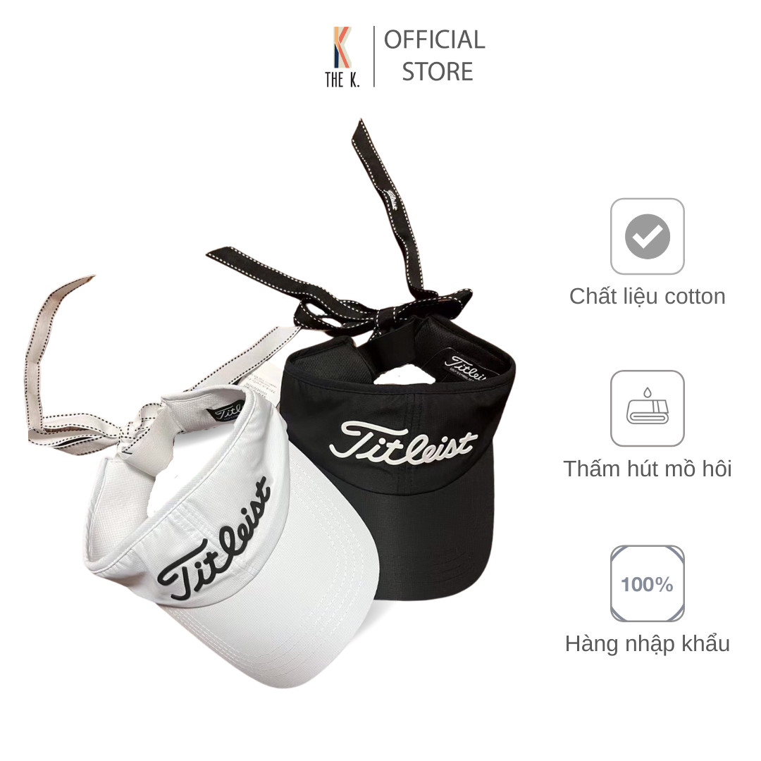 Mũ chơi golf thêu chữ thắt dây phía sau - Hat