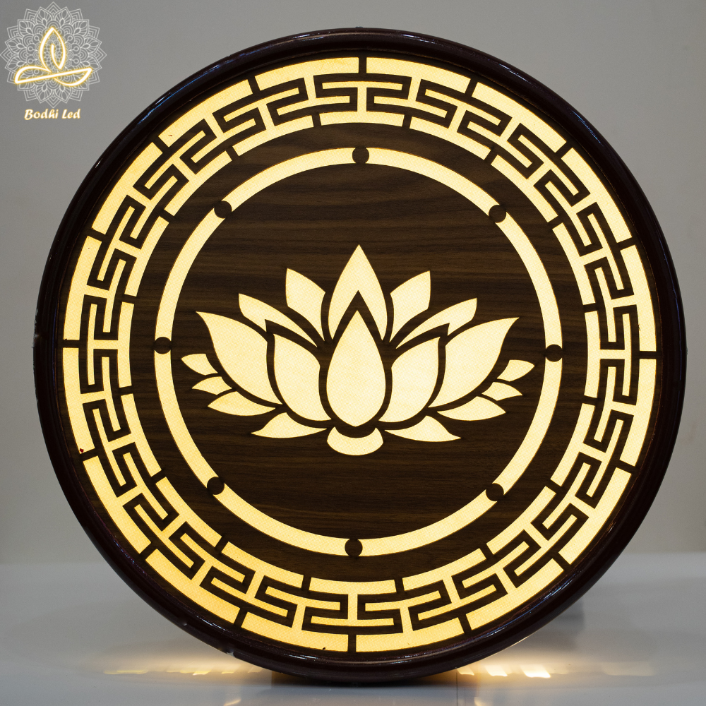 Đèn hào quang Bodhi Led - Chuyên Decor Trang Trí Phòng Thờ, Không Gian Tâm Linh