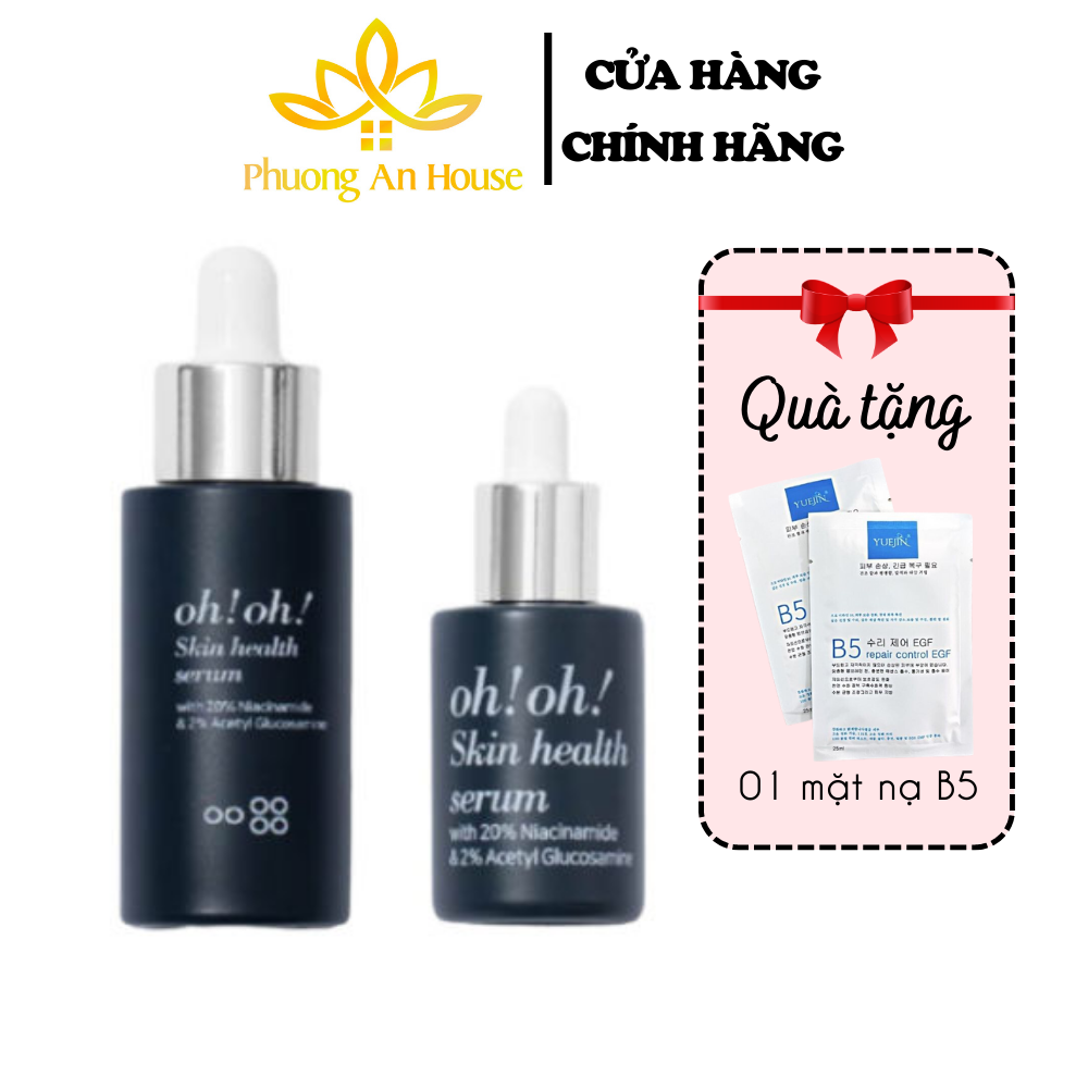 Serum dưỡng sáng da Skin Health Niacinamide 20% Oh! Oh! Thu nhỏ lỗ chân lông - PHUONGANHOUSE Giá 350,000 Đồng*Miễn phí vận chuyển