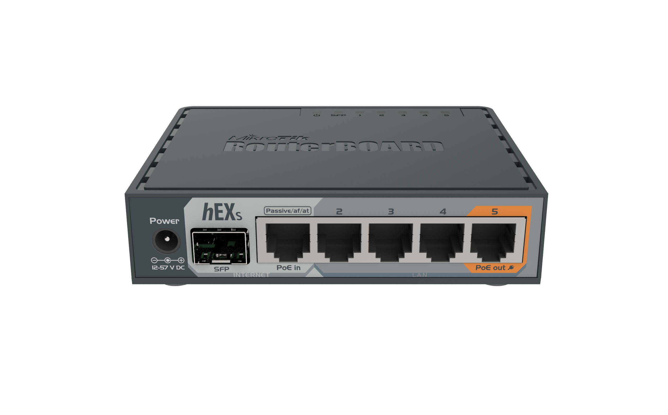 hEX S - Mikrotik RB760iGS - VPN Cloud Gigabit Router - Cân bằng tải Load Balancing - RouterOS lv4 - Mới 100% - Nhập Khẩu Chính Hãng.