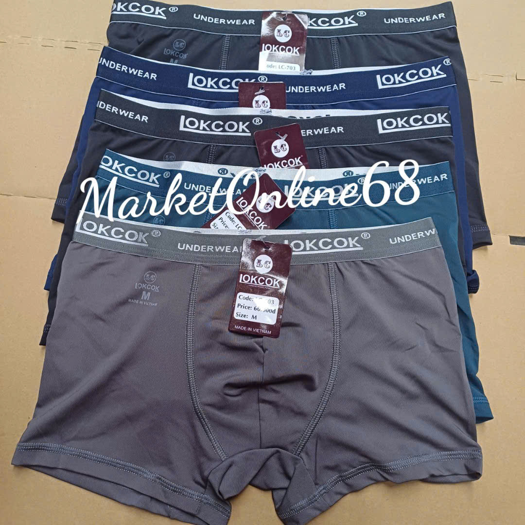 5/10 Quần Lót Đùi Bé Trai 35kg Đến 85kg Thun Lạnh Mềm Mát Co Giãn MarketOnline68 LC703