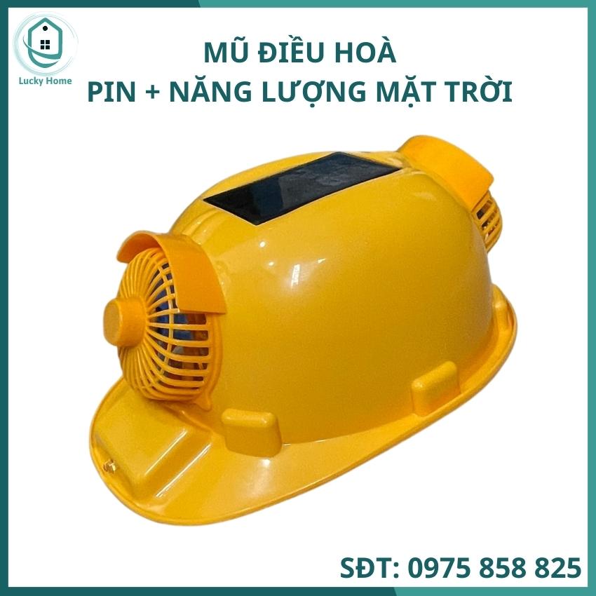 Mũ điều hòa, mũ quạt năng lượng mặt trời, Mũ bảo hộ có quạt làm mát năng lượng mặt trời, Nón bảo hiể