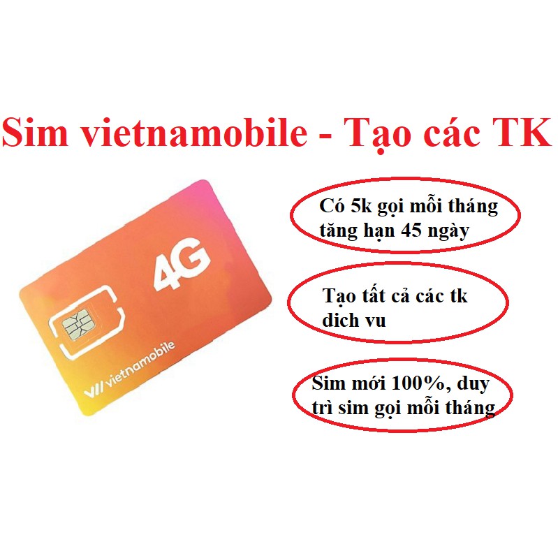 [HCM]Sim Số Vietnamobile Nhận Mã Code Đầu Số 09