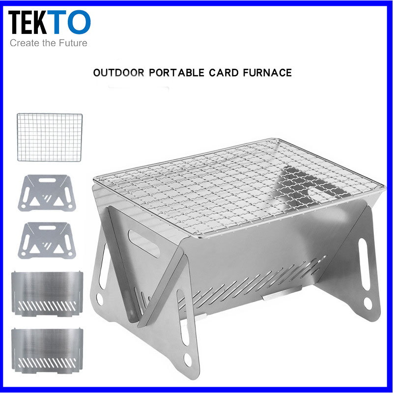 Bếp nướng BBQ, bếp than hoa, SIÊU ĐẸP, SIÊU BỀN, Bếp nướng mini, Bếp than mini - 035