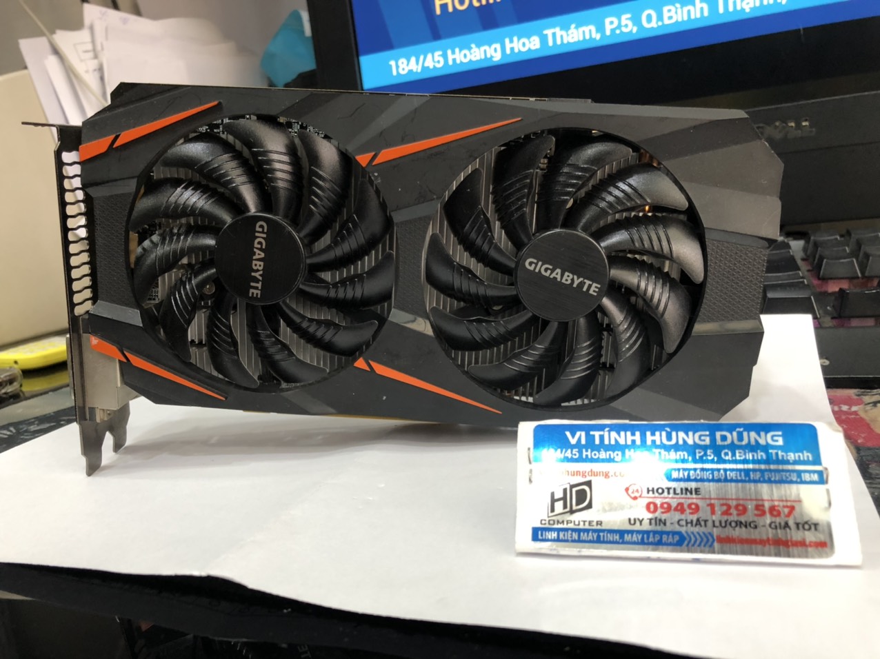 Vga gtx1060 gigabyte 6gd5 winfoce 2 fan, card màn hình gtx1060 gigabyte 6gd5 2 fan