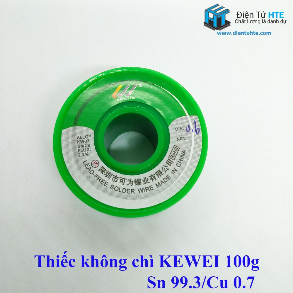 Thiếc hàn không chì kewei 100g 0.8mm