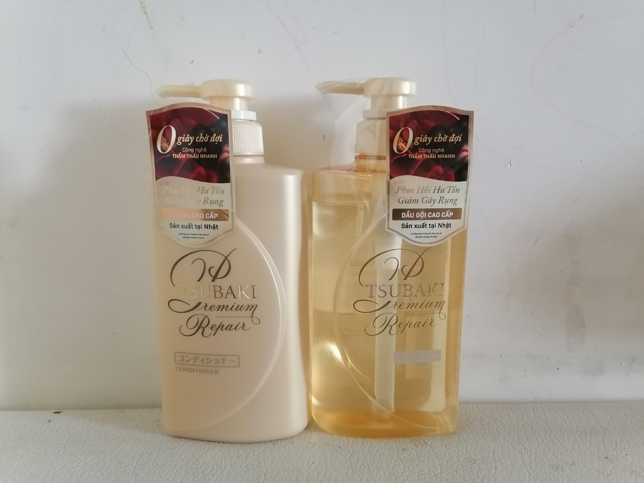 Dầu gội / dầu xả tsubaki phục hồi ngăn rụng tóc 490ml