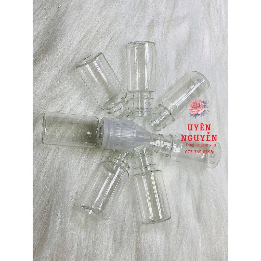 Lọ nhựa 10ml chiết mực xăm DCPX Uyên Nguyễn
