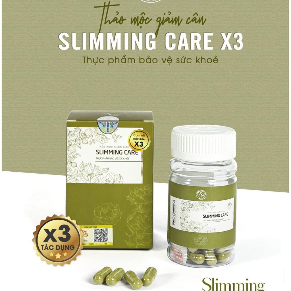 Thảo mộc giảm cân Slimming care x3 chính hãng hiệu quả sau 1 liệu trình sử dụng