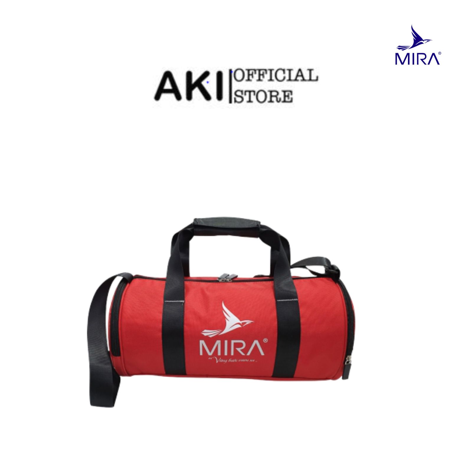 Túi trống thể thao nam Mira Đỏ, phụ kiện balo thời trang bóng đá chính hãng - TM002