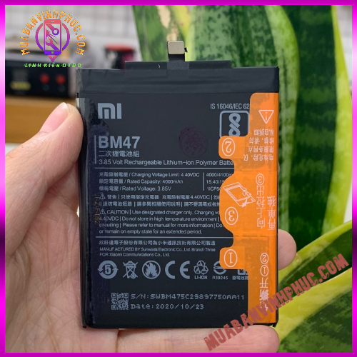 Pin xiaomi redmi 3 / redmi 3 pro / redmi 4x / bm47,dung lượng 4000mah / bảo hành 12 tháng - mbvp.com