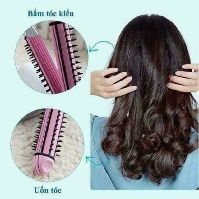 Máy làm tóc nova 3 in 1 (là thẳng,dâp xù,uốn xoăn) shop vietvan02