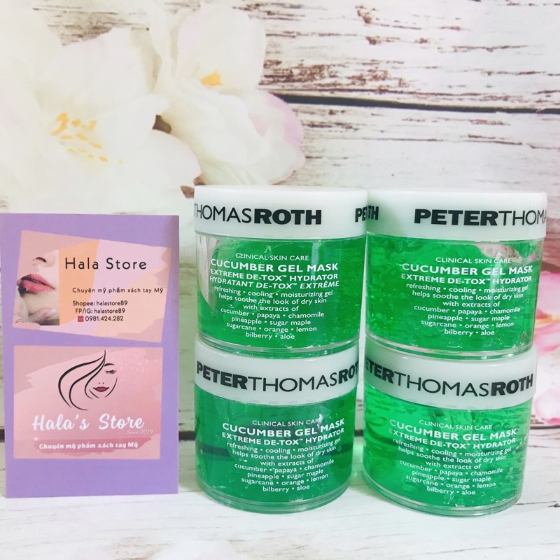 Mặt nạ dưa leo dưỡng ẩm, dịu da Peter Thomas Roth Cucumber Gel Mask