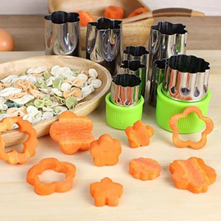 Bộ dụng cụ cắt tỉa hoa quả rau củ 8 món