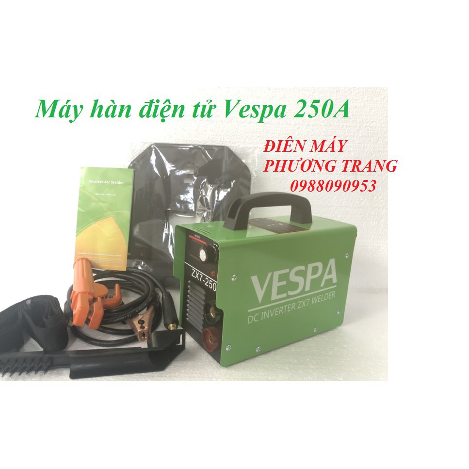 Máy hàn que điện tử zx7 250a vespa may han dien tu máy hàn que