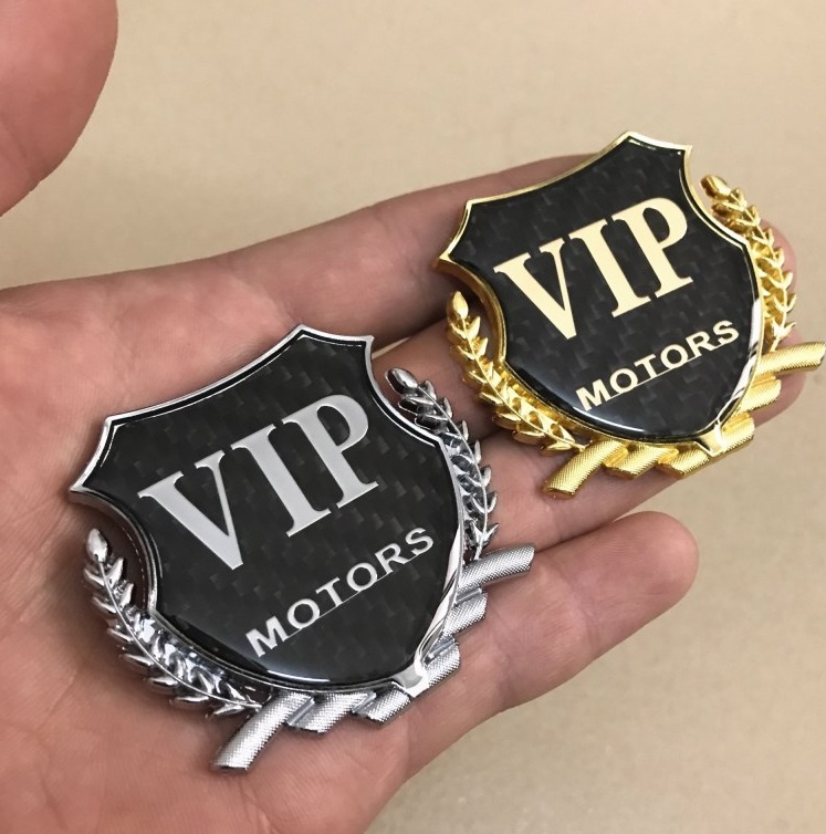 Tem Logo Bông Lúa Viền Vàng - Chữ VIP