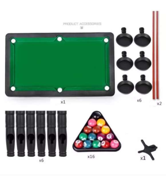 [LOẠI TO 50cm] MẶT NỈ ,BIA CÓ ĐÁNH SỐ Bộ bàn bi a mini, Đồ chơi bàn bi da, Bộ bàn Bi a mini 2 gậy, Bàn chơi bi da 6 lỗ, đồ chơi 6 lỗ mini cho bé vui chơi bia đồ