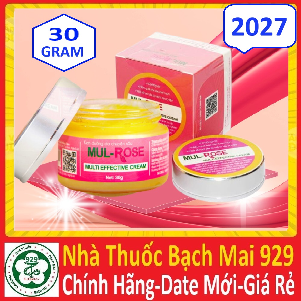 Kem nghệ đa năng mul rose chính hãng 30g (new gold plus) MULROSE