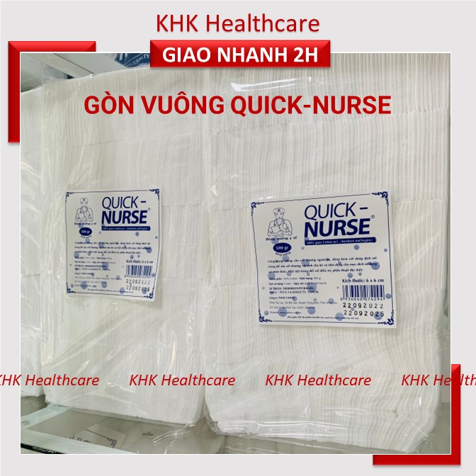 Gòn vuông Quick Nurse 500gram
