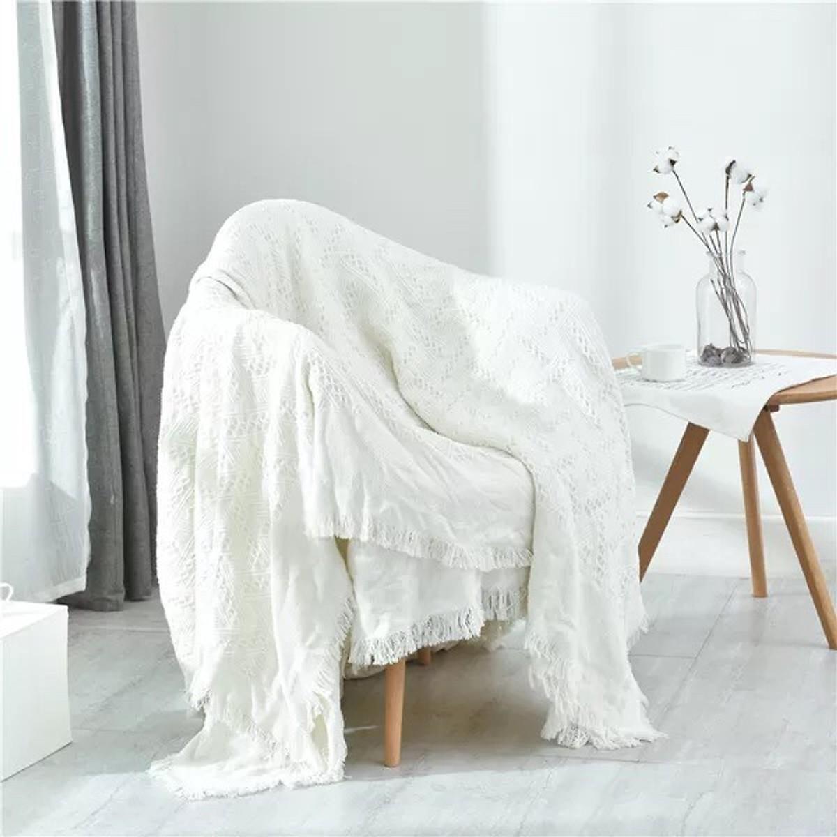 Thảm sofa, thảm trải sàn, thảm thổ cẩm, thảm vintage, khăn phủ sopha, thảm 2 mặt ấn độ 230cm x 180cm