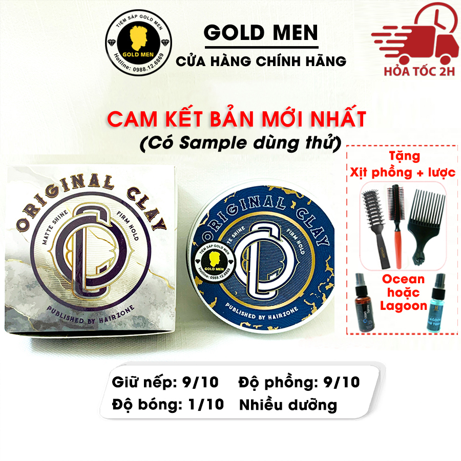 Sáp Vuốt Tóc Original Clay + Tặng quà