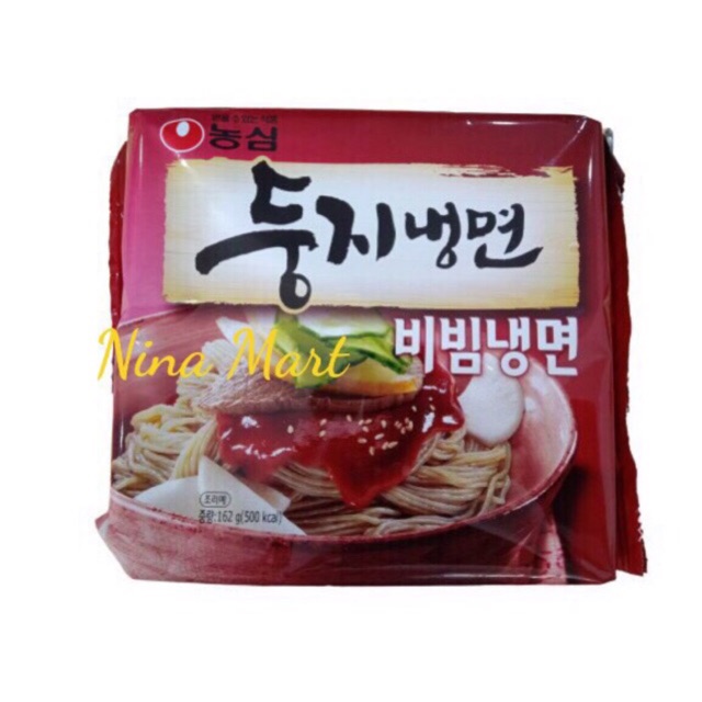 Mì lạnh trộn nongshim 162g hàng nội địa