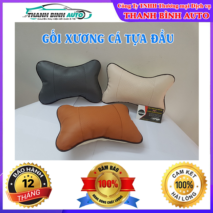 Gối tựa đầu xương cá - đồ chơi xe hơi uy tín