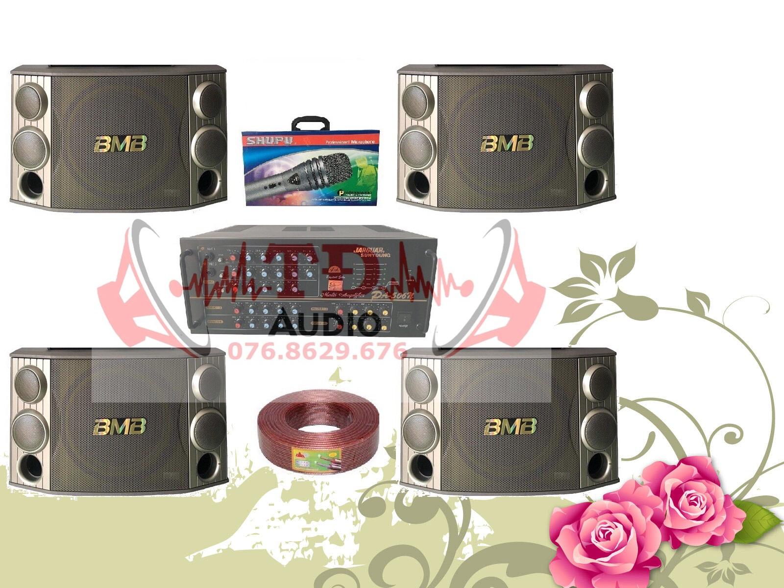 Dàn Karaoke BMB 1000 +jarguar suhyoung 506N tặng mic và dây kết nối