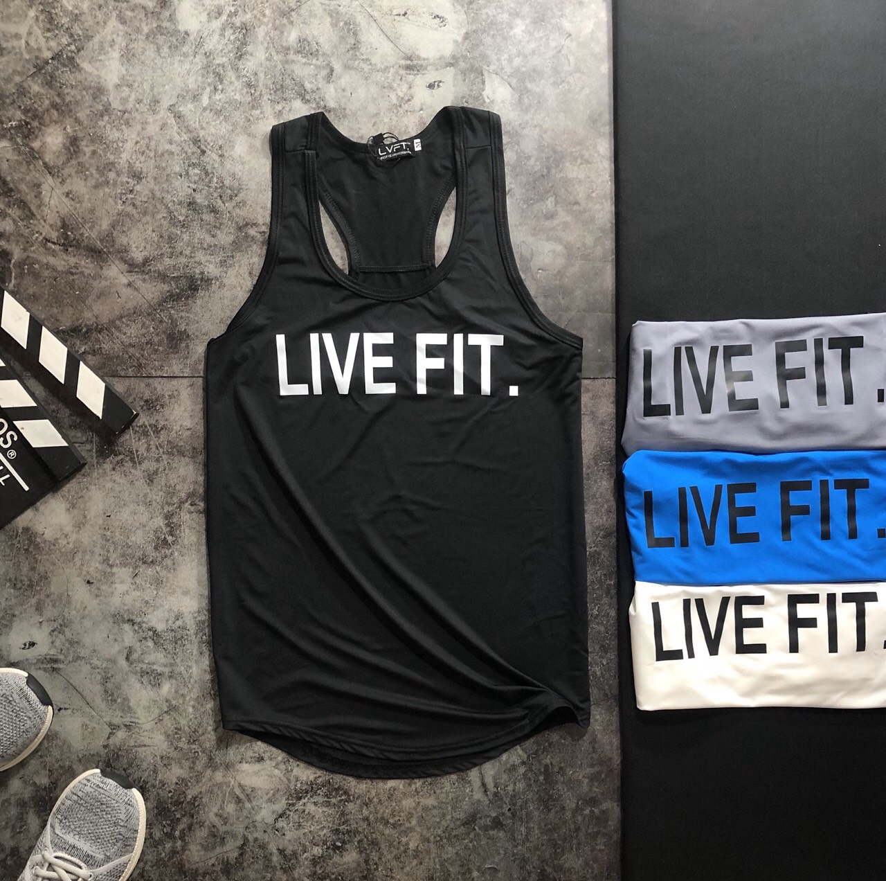 [HCM]Áo thun ba lỗ tank top chất thun thể thao mềm mịn AHQ201