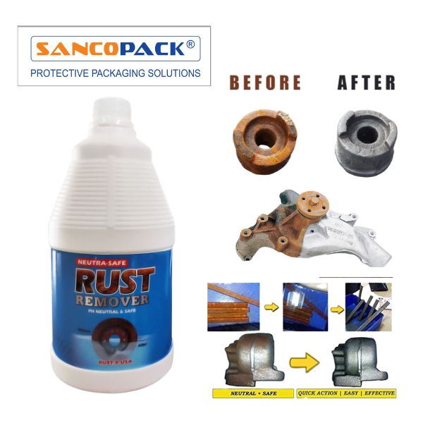 Tẩy rỉ sét đa năng- Rust Remover - Tẩy rửa rỉ sét sắt thép, kim loại từ mức độ vừa đến nặng chai 1 lit